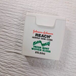 Johnson & Johnson Reach Dental Floss Fresh Mint Woven Floss gentle‎ gum care